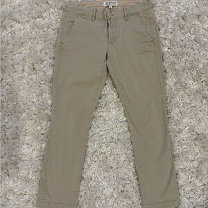 Elizabeth and James The Vintage Straight Black Mid-rise Cropped Jean Women's 27